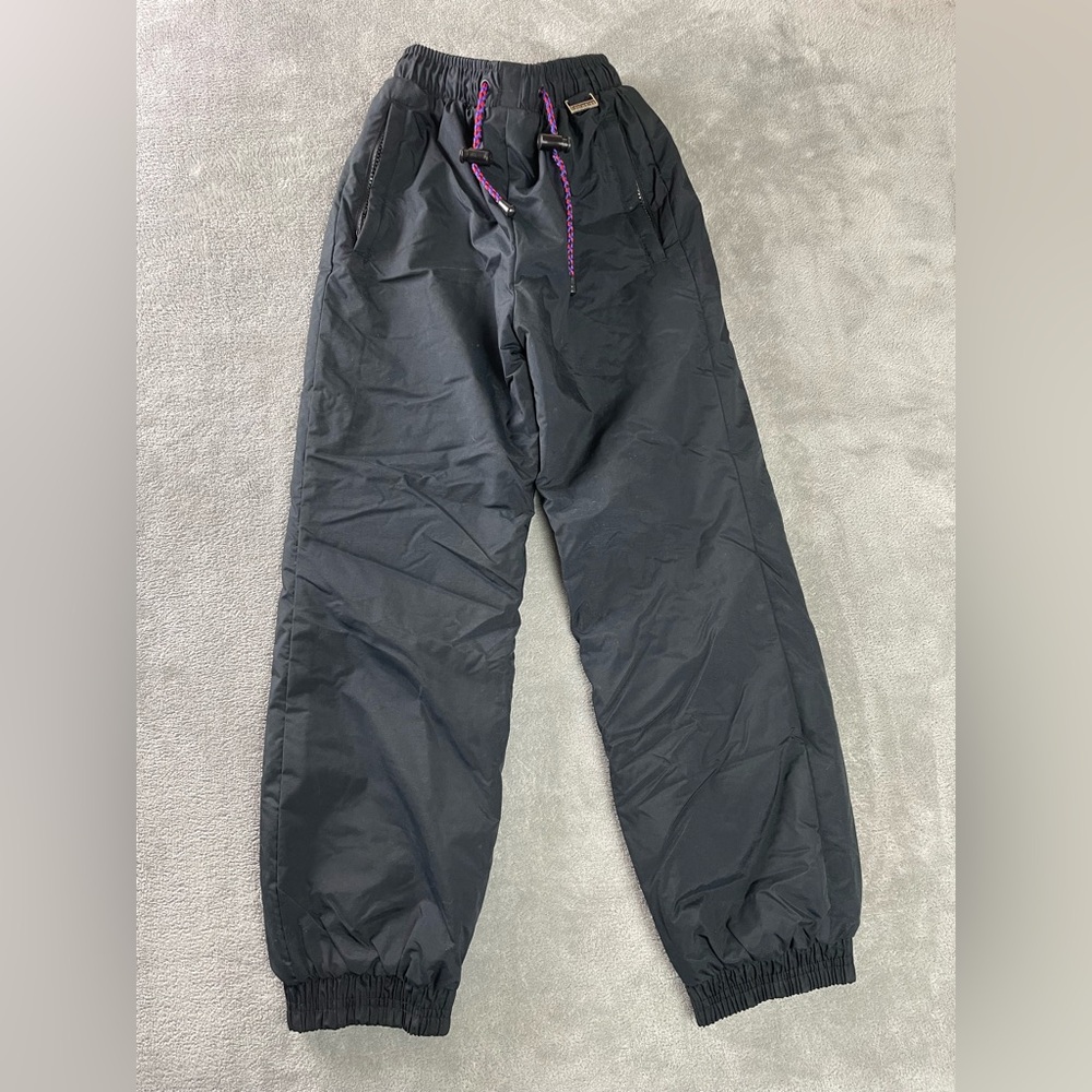 Edelweiss Outerwear Snow Pants Snowboard Ski Youth Small 7-8 Black S Children